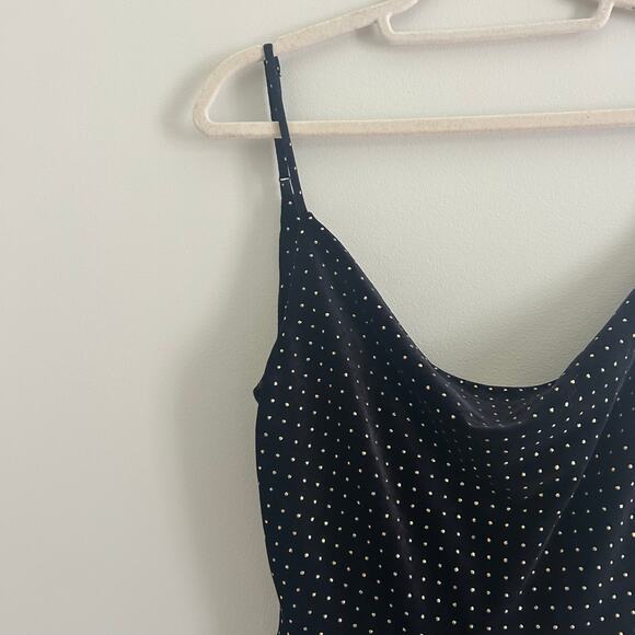 Privacy Please Caroll Metallic Dotted Jumpsuit Sz S - Picture 6 of 9